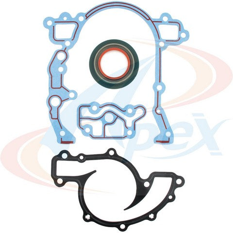 APEX Automobile Parts Inc Engine Timing Cover Gasket Set P/N:ATC3543 Fits: Buick Century, Buick Electra, Buick Lesabre, Buick Riviera, Buick Skylark, Buick Somerset, Buick Somerset Regal, Oldsmobile 98, Oldsmobile Calais, Oldsmobile Cutlass Calais - Image 1