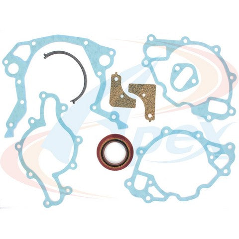 APEX Automobile Parts Inc Engine Timing Cover Gasket Set P/N:ATC4851 Fits: Ford Bronco, Ford Country Squire, Ford E-100 Econoline, Ford E-100 Econoline Club Wagon, Ford E-150 Econoline, Ford E-150 Econoline Club Wagon, Ford E-250 Econoline - Image 1