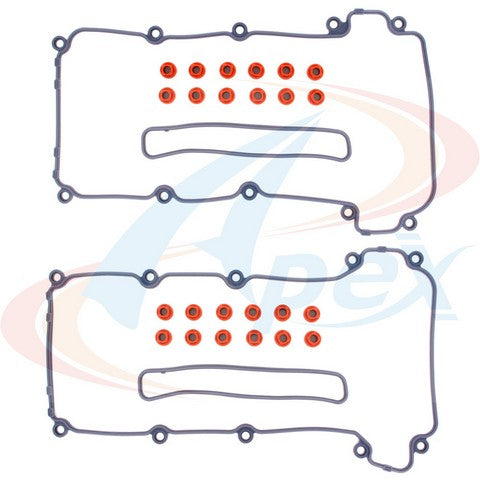 APEX Automobile Parts Inc Engine Valve Cover Gasket Set P/N:AVC1127S Fits: Jaguar S-type 08-04, Lincoln Ls 05-03 - Image 1