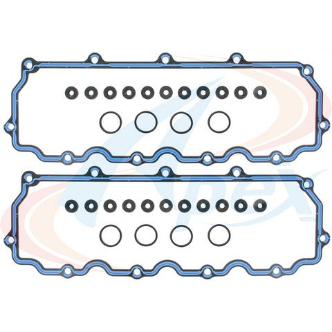 APEX Automobile Parts Inc Engine Valve Cover Gasket Set P/N:AVC1184S Fits: Ford E-350 Club Wagon, Ford E-350 Super Duty, Ford E-450 Super Duty, Ford Excursion, Ford F-250 Super Duty, Ford F-350 Super Duty, Ford F-450 Super Duty, Ford F-550 Super Duty - Image 1