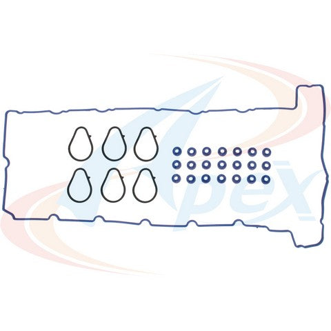 APEX Automobile Parts Inc Engine Valve Cover Gasket Set P/N:AVC394S Fits: Buick Rainier 07-06, Chevrolet Trailblazer 09-06, Chevrolet Trailblazer Ext 2006, GMC Envoy 09-06, GMC Envoy Xl 2006, Isuzu Ascender 08-06, Saab 9-7x 09-06 - Image 1