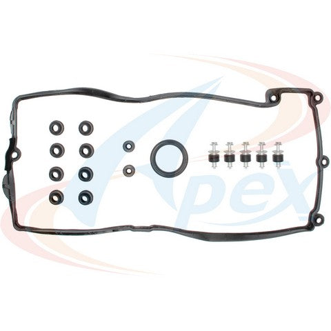 APEX Automobile Parts Inc Engine Valve Cover Gasket Set P/N:AVC963L Fits: BMW 545i 05-04, BMW 550i 10-06, BMW 645ci 05-04, BMW 650i 10-06, BMW 745i 05-02, BMW 745li 05-02, BMW 750i 08-06, BMW 750li 08-06, BMW Alpina B7 08-07, BMW X5 10-04 - Image 1