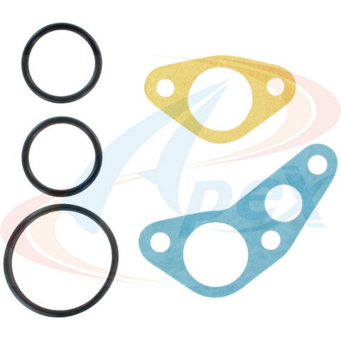 APEX Automobile Parts Inc Engine Coolant Crossover Pipe Mounting Set P/N:AWO2279 Fits: Ford Taurus 95-89 - Image 1
