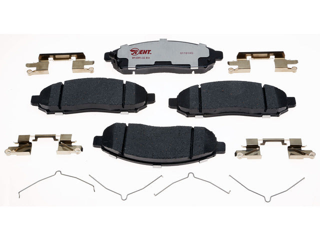 Raybestos Brakes Disc Brake Pad Set P/N:EHT1094H Fits: Chevrolet City Express 18-15, Nissan Frontier 24-05, Nissan Leaf 14-11, Nissan Nv200 21-13, Nissan Pathfinder 12-05, Nissan Xterra 15-05, Suzuki Equator 12-09 - Image 1