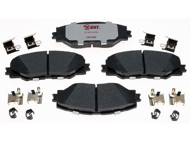 Raybestos Brakes Disc Brake Pad Set P/N:EHT1211H Fits: Pontiac Vibe 10-09, Scion Im 2016, Scion Tc 16-11, Toyota Corolla Im 18-17, Toyota Matrix 13-09, Toyota Mirai 20-16, Toyota Rav4 18-06 - Image 1