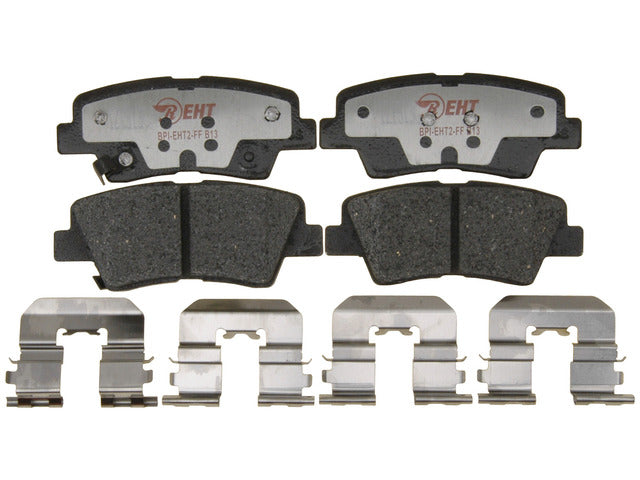 Raybestos Brakes Disc Brake Pad Set P/N:EHT1313H Fits: Hyundai Accent 2011, Hyundai Azera 11-10, Hyundai Elantra 2010, Hyundai Sonata 10-08, Kia Amanti 09-07, Kia Soul 13-10 - Image 1