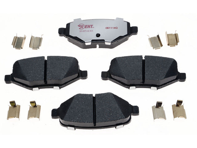 Raybestos Brakes Disc Brake Pad Set P/N:EHT1377H Fits: Ford Edge 14-11, Ford Explorer 19-11, Ford Flex 19-09, Ford Police Interceptor Utility 19-13, Ford Taurus 19-10, Lincoln Mks 16-09, Lincoln Mkt 16-10, Lincoln Mkt 19-18, Lincoln Mkx 15-11 - Image 1