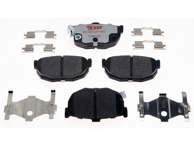 Raybestos Brakes Disc Brake Pad Set P/N:EHT323AH Fits: Hyundai Elantra 06-97, Hyundai Elantra 1995, Hyundai Tiburon 01-97, Hyundai Tiburon 08-03, Kia Spectra 09-04, Kia Spectra5 09-05 - Image 1