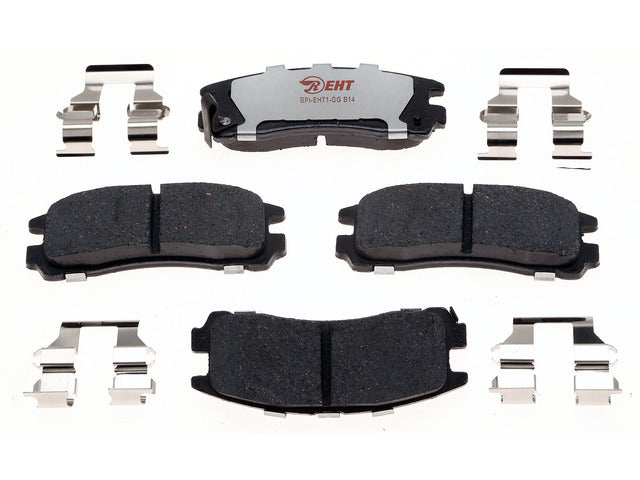 Raybestos Brakes Disc Brake Pad Set P/N:EHT383H Fits: Chrysler Sebring, Dodge Avenger, Dodge Stealth, Dodge Stratus, Eagle Summit, Eagle Talon, Mitsubishi 3000gt, Mitsubishi Diamante, Mitsubishi Eclipse - Image 1