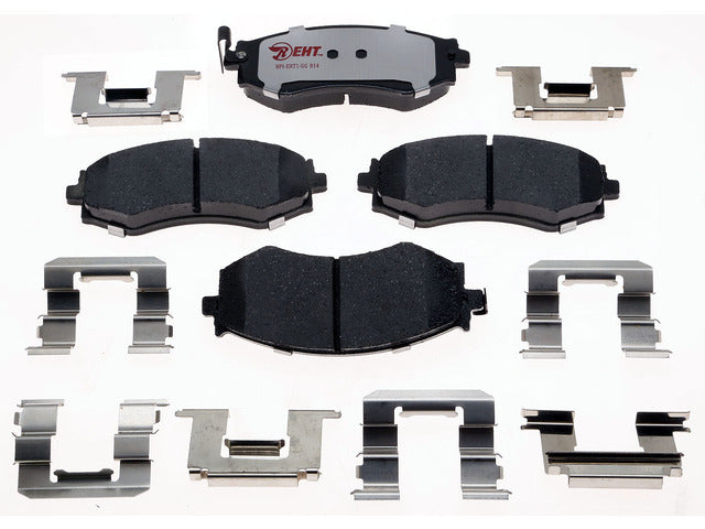Raybestos Brakes Disc Brake Pad Set P/N:EHT462H Fits: Infiniti G20 94-91, Nissan 240sx 94-89, Nissan 240sx 98-97, Nissan Axxess 93-90, Nissan Sentra 06-00, Nissan Stanza 92-90 - Image 1