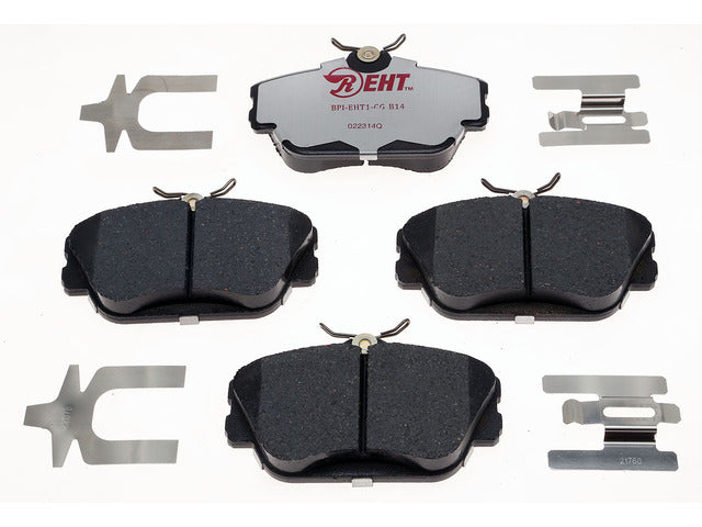 Raybestos Brakes Disc Brake Pad Set P/N:EHT598H Fits: Ford Taurus 07-01, Ford Taurus 99-94, Ford Thunderbird 97-96, Lincoln Continental 02-95, Lincoln Mark Viii 98-93, Mercury Cougar 97-96, Mercury Sable 05-01 - Image 1