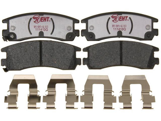 Raybestos Brakes Disc Brake Pad Set P/N:EHT698H Fits: Buick Allure, Buick Century, Buick Lacrosse, Buick Regal, Buick Rendezvous, Chevrolet Impala, Chevrolet Monte Carlo, Chevrolet Venture, Oldsmobile Alero, Oldsmobile Intrigue - Image 1
