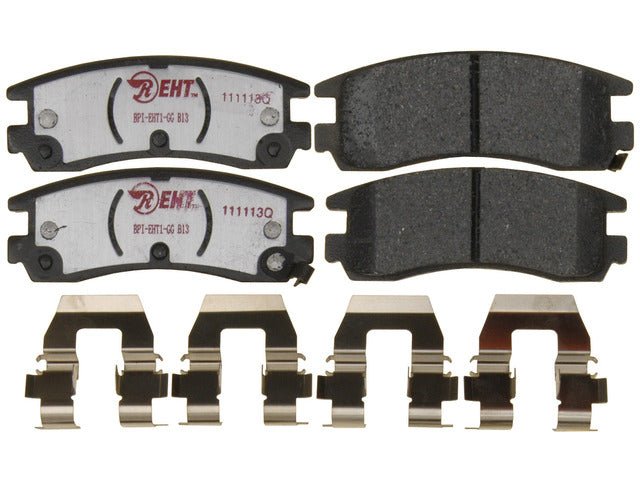Raybestos Brakes Disc Brake Pad Set P/N:EHT714H Fits: Buick Lesabre, Buick Park Avenue, Buick Riviera, Cadillac Deville, Cadillac Eldorado, Cadillac Seville, Chevrolet Lumina, Chevrolet Monte Carlo, Oldsmobile Aurora - Image 1