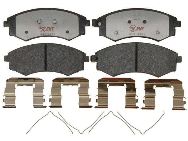 Raybestos Brakes Disc Brake Pad Set P/N:EHT887H Fits: Hyundai Elantra 00-99, Hyundai Elantra 06-05, Hyundai Sonata 04-02, Hyundai Tiburon 2001, Kia Magentis 02-01, Kia Optima 02-01 - Image 1