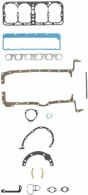 FEL-PRO Engine Complete Overhaul Gasket Set P/N:FS 7014 B Fits: Ford Model 40 A 1934, Ford Model 46 1933, Ford Model B 1932, Ford Model Bb 34-32, Ford Sedan Delivery 34-32 - Image 1