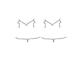 Dorman - First Stop Disc Brake Hardware Kit P/N:HW13271 Fits: Toyota Land Cruiser 1991, Toyota Sequoia 07-01, Toyota Tundra 03-00 - Image 1