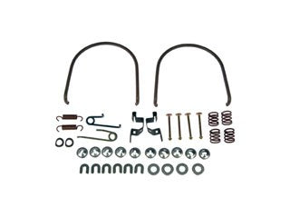 Dorman - First Stop Drum Brake Hardware Kit P/N:HW17256 Fits: Dodge Colt 91-79, Eagle Summit 90-89, Hyundai Excel 88-86, Mitsubishi Mirage 90-85, Mitsubishi Precis 1987, Plymouth Champ 82-79, Plymouth Colt 91-83 - Image 1