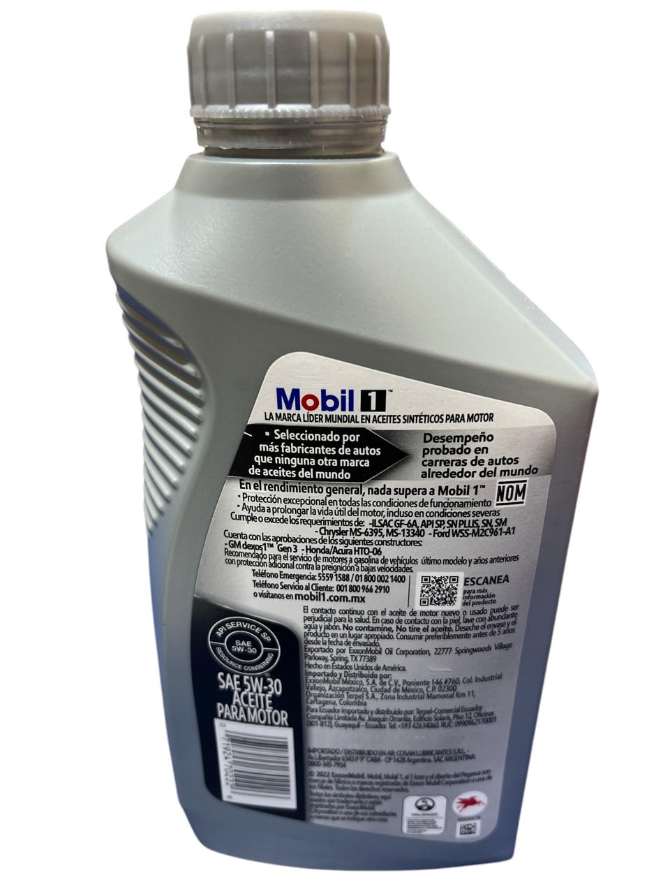 Aceite motor 5W30 sintetico Dexos Gen-3 Mobil 1 946ml