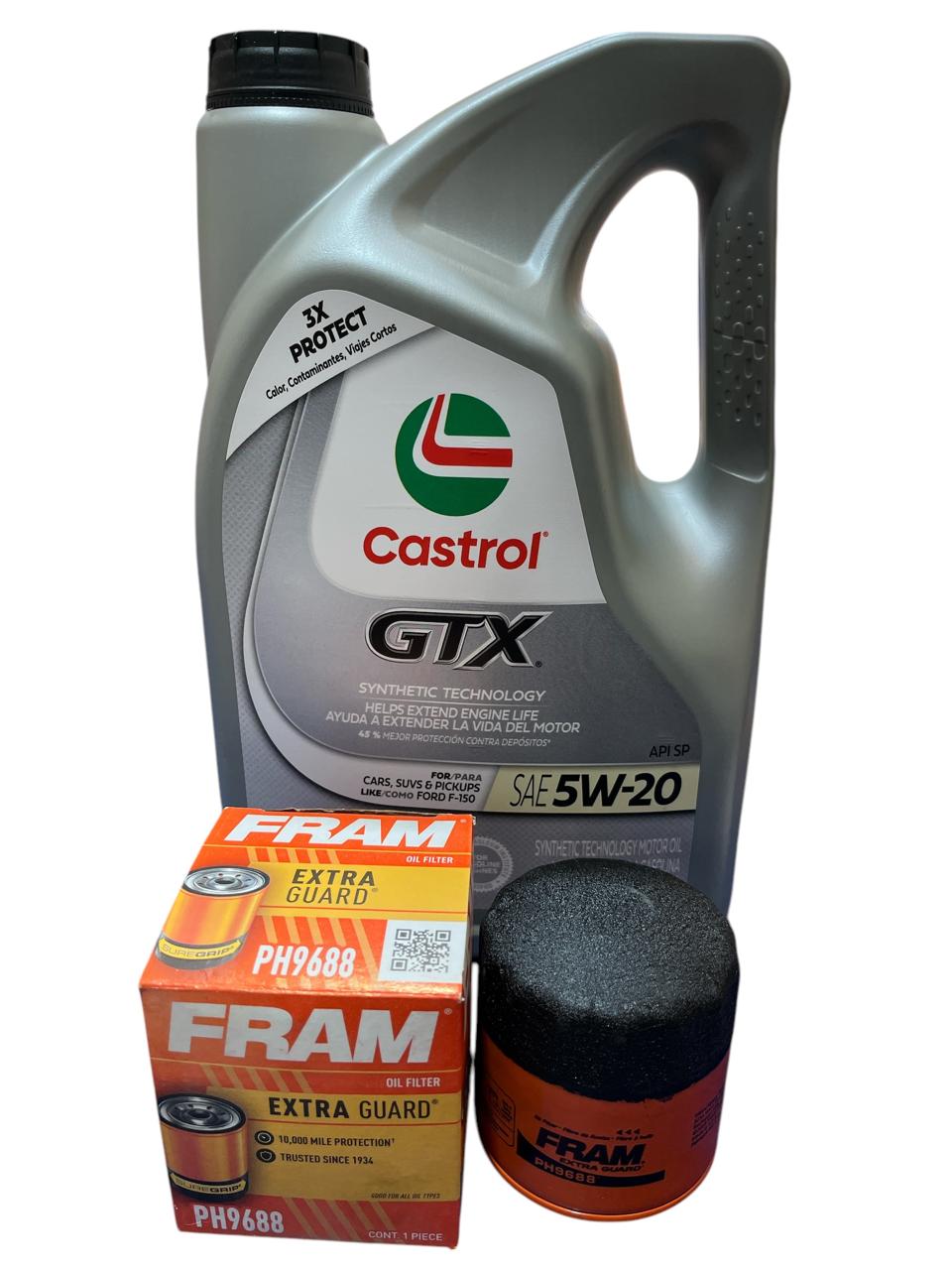 Cambio de aceite Castrol GTX Hyundai Sonata 2.4L 2006 al 2010