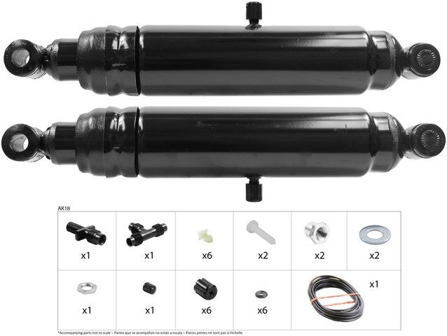 Monroe Shocks & Struts Air Shock Absorber P/N:MA733 Fits: Dodge D100, Dodge D100 Panel, Dodge D100 Pickup, Dodge D150, Dodge D200, Dodge D200 Pickup, Dodge D250, Dodge Ramcharger - Image 1
