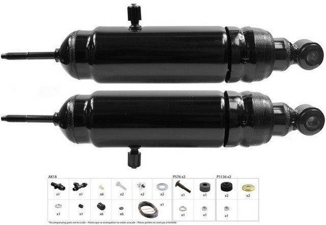Monroe Shocks & Struts Air Shock Absorber P/N:MA815 Fits: Ford Country Squire, Ford Crown Victoria, Ford Grand Marquis, Ford Ltd, Ford Ltd Crown Victoria, Lincoln Continental, Lincoln Town Car, Mercury Colony Park, Mercury Grand Marquis - Image 1