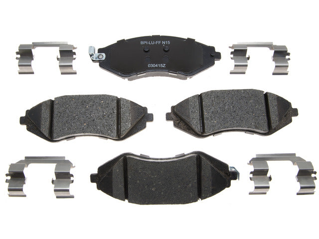 Raybestos Brakes Disc Brake Pad Set P/N:MGD1035CH Fits: Chevrolet Aveo, Chevrolet Aveo5, Chevrolet Optra, Chevrolet Spark, Chevrolet Spark Ev, Pontiac G3, Pontiac G3 Wave, Pontiac Wave, Pontiac Wave5, Suzuki Forenza, Suzuki Reno, Suzuki Swift+ - Image 1