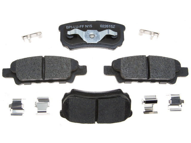 Raybestos Brakes Disc Brake Pad Set P/N:MGD1037CH Fits: Chrysler 200 14-11, Chrysler Sebring 10-07, Dodge Avenger 14-08, Dodge Caliber 12-07, Jeep Compass 17-07, Jeep Patriot 17-07, Mitsubishi Lancer 17-04, Mitsubishi Outlander 06-05 - Image 1