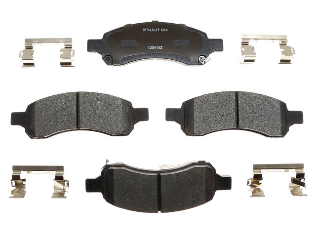 Raybestos Brakes Disc Brake Pad Set P/N:MGD1169CH Fits: Buick Rainier 07-06, Chevrolet Colorado 12-09, Chevrolet Trailblazer 09-06, Chevrolet Trailblazer Ext 2006, GMC Canyon 12-09, GMC Envoy 09-06, GMC Envoy Xl 2006, Isuzu Ascender 08-06, Saab 9-7x 09-06 - Image 1