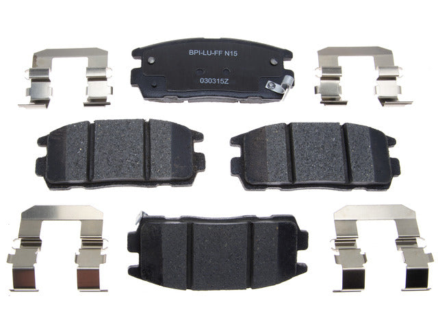Raybestos Brakes Disc Brake Pad Set P/N:MGD1275CH Fits: Chevrolet Captiva Sport 15-12, Chevrolet Equinox 17-07, GMC Terrain 17-10, Pontiac Torrent 09-07, Saturn Vue 10-08, Suzuki Xl-7 09-07 - Image 1