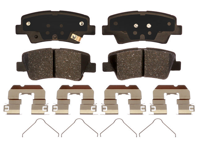 Raybestos Brakes Disc Brake Pad Set P/N:MGD1812CH Fits: Hyundai Accent 22-18, Hyundai Elantra 20-17, Hyundai Ioniq 22-17, Hyundai Venue 25-20, Kia Niro 22-17, Kia Rio 23-18, Kia Rondo 17-14, Kia Soul 23-19 - Image 1