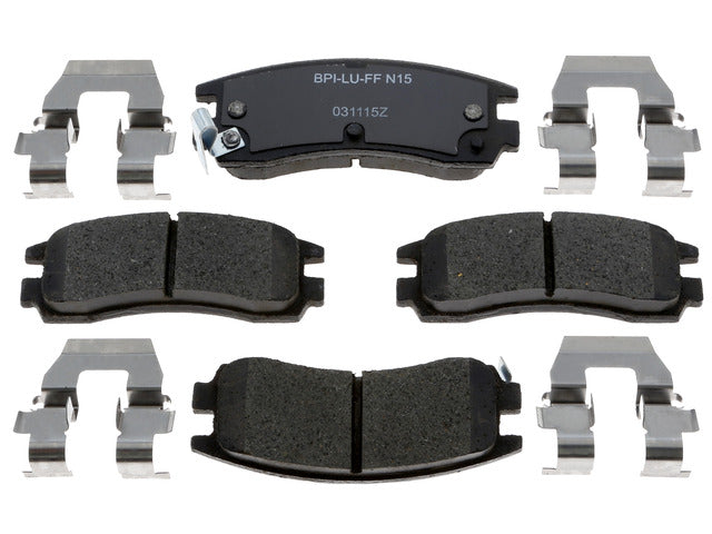 Raybestos Brakes Disc Brake Pad Set P/N:MGD714CH Fits: Buick Lesabre, Buick Park Avenue, Buick Riviera, Cadillac Deville, Cadillac Eldorado, Cadillac Seville, Chevrolet Lumina, Chevrolet Monte Carlo, Oldsmobile Aurora - Image 1