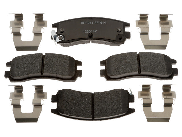 Raybestos Brakes Disc Brake Pad Set P/N:MGD714MH Fits: Buick Lesabre, Buick Park Avenue, Buick Riviera, Cadillac Deville, Cadillac Eldorado, Cadillac Seville, Chevrolet Lumina, Chevrolet Monte Carlo, Oldsmobile Aurora - Image 1