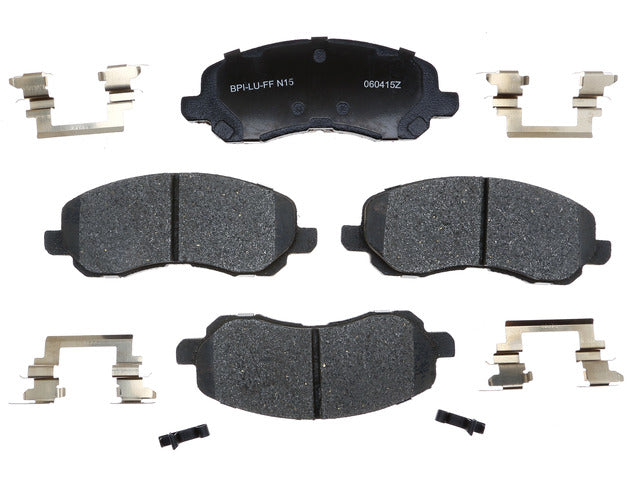 Raybestos Brakes Disc Brake Pad Set P/N:MGD866CH Fits: Chrysler Sebring, Dodge Caliber, Dodge Stratus, Jeep Compass, Jeep Patriot, Mitsubishi Asx, Mitsubishi Eclipse, Mitsubishi Galant, Mitsubishi Lancer - Image 1