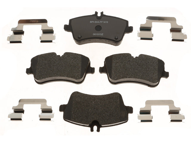 Raybestos Brakes Disc Brake Pad Set P/N:MGD872MH Fits: Maserati Quattroporte, Mercedes-benz C230, Mercedes-benz C240, Mercedes-benz C280, Mercedes-benz C320, Mercedes-benz C350, Mercedes-benz Clk320, Mercedes-benz Clk350, Mercedes-benz Slk280 - Image 1