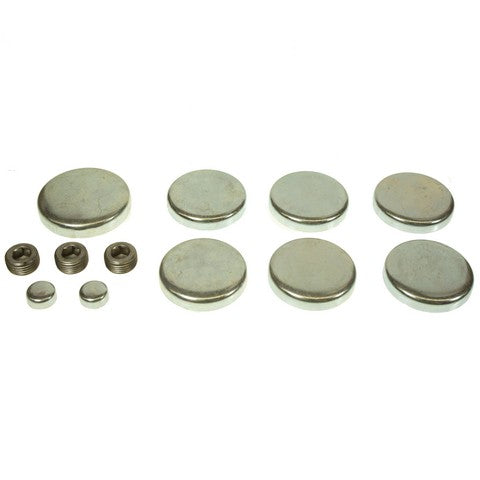 Melling Engine Expansion Plug Kit P/N:MPE-120R Fits: Cadillac Calais 76-68, Cadillac Commercial Chassis 84-68, Cadillac Deville 81-68, Cadillac Eldorado 78-68, Cadillac Eldorado 81-80, Cadillac Fleetwood 84-68, Cadillac Seville 81-80 - Image 1
