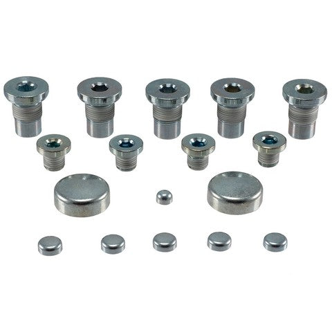 Melling Engine Expansion Plug Kit P/N:MPE-850R Fits: Buick Enclave, Buick Lacrosse, Buick Rendezvous, Cadillac Cts, Cadillac Srx, Cadillac Sts, Chevrolet Equinox, Chevrolet Impala, Chevrolet Traverse, GMC Acadia, GMC Terrain, Pontiac Torrent, Saturn Vue - Image 1