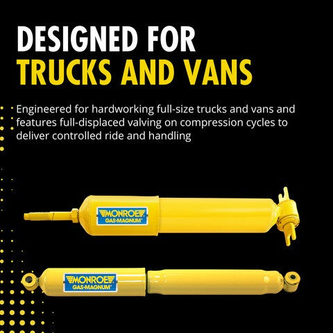 Monroe Shocks & Struts Suspension Shock Absorber P/N:66208 Fits: Peterbilt 335 10-05, Peterbilt 337 14-10, Peterbilt 348 18-10 - Image 5