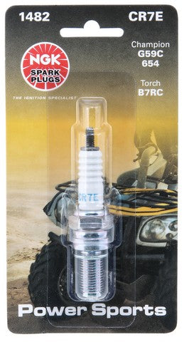 NGK Spark Plug P/N:CR7E BLYB Fits: Aprilia Pegaso 650, Aprilia Pegaso 650 Factory, Aprilia Pegaso 650 Trail, Arctic Cat 366 4x4 Auto, Arctic Cat 400 2x4, Arctic Cat 400 2x4 Auto, Arctic Cat 400 4x4, Arctic Cat 400 4x4 Act, Arctic Cat 400 4x4 Auto - Image 5