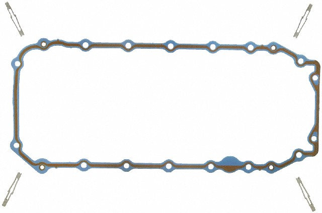 FEL-PRO Engine Oil Pan Gasket Set P/N:OS 30525 T Fits: Cadillac 60 Special 1993, Cadillac Allante 92-87, Cadillac Commercial Chassis 93-85, Cadillac Deville 95-85, Cadillac Eldorado 93-85, Cadillac Fleetwood 92-85, Cadillac Seville 93-85 - Image 1