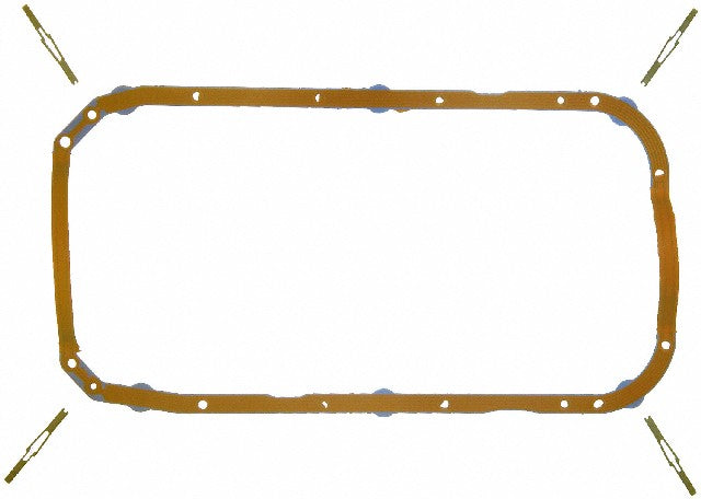 FEL-PRO Engine Oil Pan Gasket Set P/N:OS 30570 T Fits: Chrysler Daytona, Chrysler Dynasty, Chrysler Grand Voyager, Chrysler Lebaron, Chrysler New Yorker, Chrysler Tc Maserati, Chrysler Voyager, Dodge Caravan, Dodge Daytona, Dodge Dynasty - Image 1