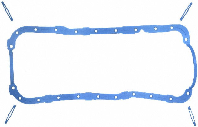 FEL-PRO Engine Oil Pan Gasket Set P/N:OS 30616 R Fits: Detomaso Pantera, Ford Bronco, Ford E-150 Econoline, Ford E-150 Econoline Club Wagon, Ford E-250 Econoline, Ford E-250 Econoline Club Wagon, Ford E-350 Econoline, Ford E-350 Econoline Club Wagon - Image 1