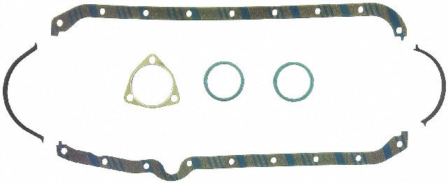 FEL-PRO Engine Oil Pan Gasket Set P/N:OS 5197 C-4 Fits: Avanti Ii, Bizzarrini Gt America, Bizzarrini Gt Strada 5300, Checker Aerobus, Checker Deluxe, Checker Marathon, Checker Taxicab, Chevrolet 3b, Chevrolet 3c, Chevrolet 3d - Image 1