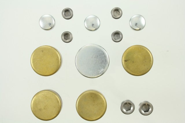 Pioneer Automotive Industries Engine Expansion Plug Kit P/N:PE-121-BR Fits: Chevrolet C10 Pickup, Chevrolet C10 Suburban, Chevrolet C20 Pickup, Chevrolet C20 Suburban, Chevrolet C30 Pickup, Chevrolet El Camino, Chevrolet K10 Suburban, Chevrolet K30 Pickup - Image 1