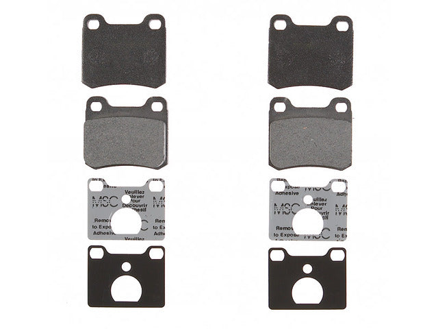 Raybestos Brakes Disc Brake Pad Set P/N:PGD335M Fits: Mercedes-benz 190d, Mercedes-benz 190e, Mercedes-benz 260e, Mercedes-benz 300ce, Mercedes-benz 300d, Mercedes-benz 300e, Mercedes-benz C220, Mercedes-benz C280, Mercedes-benz E300 - Image 1