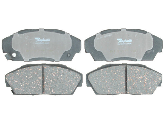 Raybestos Brakes Disc Brake Pad Set P/N:PGD409C Fits: Acura Integra 93-90, Acura Legend 90-86, Honda Accord 89-88, Honda Civic 93-90, Honda Prelude 91-88 - Image 1