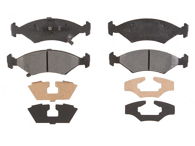 Raybestos Brakes Disc Brake Pad Set P/N:PGD649M Fits: Ferrari Mondial 3.2 88-86, Ferrari Mondial 8 85-80, Ferrari Mondial T 93-89, Kia Sephia 00-94 - Image 1