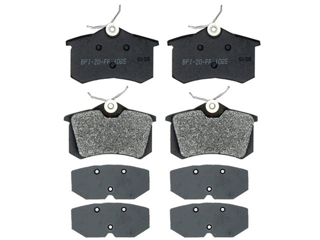Raybestos Brakes Disc Brake Pad Set P/N:SGD340M Fits: Audi A4, Audi A4 Quattro, Audi S4, Peugeot 307, Peugeot 405, Volkswagen Beetle, Volkswagen Corrado, Volkswagen Golf, Volkswagen Jetta, Volkswagen Passat, Volkswagen Quantum, Volkswagen Scirocco - Image 1