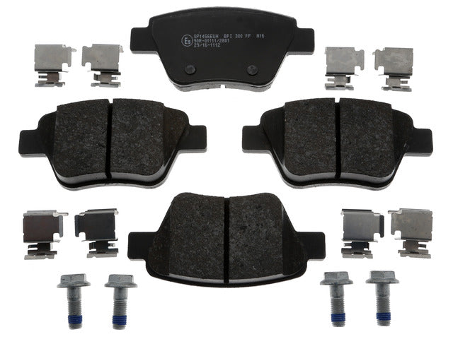 Raybestos Brakes Disc Brake Pad Set P/N:SP1456EUH Fits: Audi A3 13-09, Audi A3 Quattro 13-09, Volkswagen Beetle 13-12, Volkswagen Eos 16-09, Volkswagen Golf 14-10, Volkswagen Gti 14-12, Volkswagen Jetta 14-10, Volkswagen Passat 15-12 - Image 1