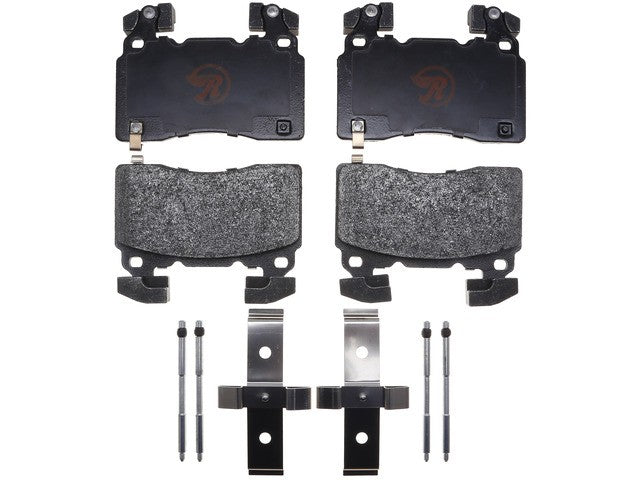 Raybestos Brakes Disc Brake Pad Set P/N:SP1474BXPH Fits: Cadillac Ct6 18-16, Cadillac Cts 19-14, Cadillac Elr 16-15, Chevrolet Camaro 21-16, Chevrolet Camaro 24-23, Chevrolet Corvette 19-14, Chevrolet Ss 17-15, Tesla S 16-12 - Image 1