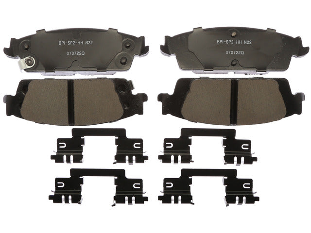 Raybestos Brakes Disc Brake Pad Set P/N:SP1707TRH Fits: Cadillac Escalade, Cadillac Escalade Esv, Chevrolet Silverado 1500, Chevrolet Silverado 1500 Ld, Chevrolet Suburban, Chevrolet Tahoe, GMC Sierra 1500, GMC Sierra 1500 Limited, GMC Yukon, GMC Yukon Xl - Image 1